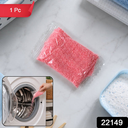 Washing machine cleaner pack with granular descaler