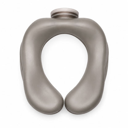 White background hot water bottle showing size and design