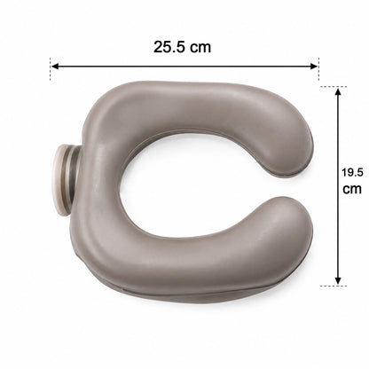 Size guide for U shape hot water water bag
