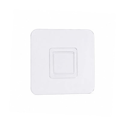 Elegant transparent hook holder design for wall mounting