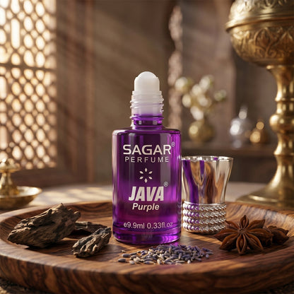 Roll on attar perfume details showing convenient application