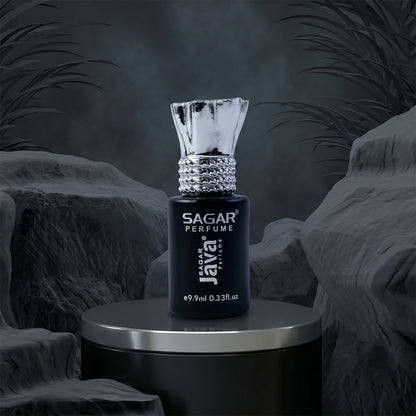 Roll on attar perfume detail with fragrance