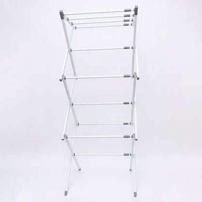 3 Tier Folding Clothes Drying Rack Laundry Cloth Dryer Stand for Balcony (1 Set) view 5