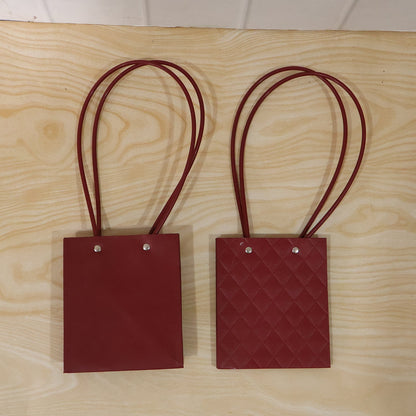 Flower packaging bag in box for presentation