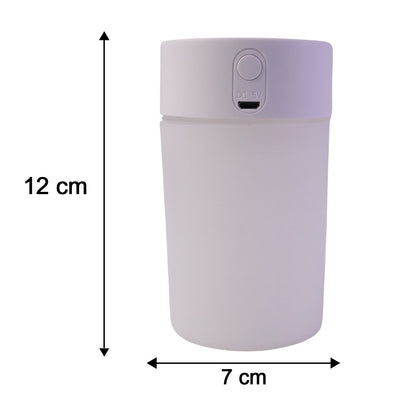 USB powered cool mist humidifier for desktop and travel