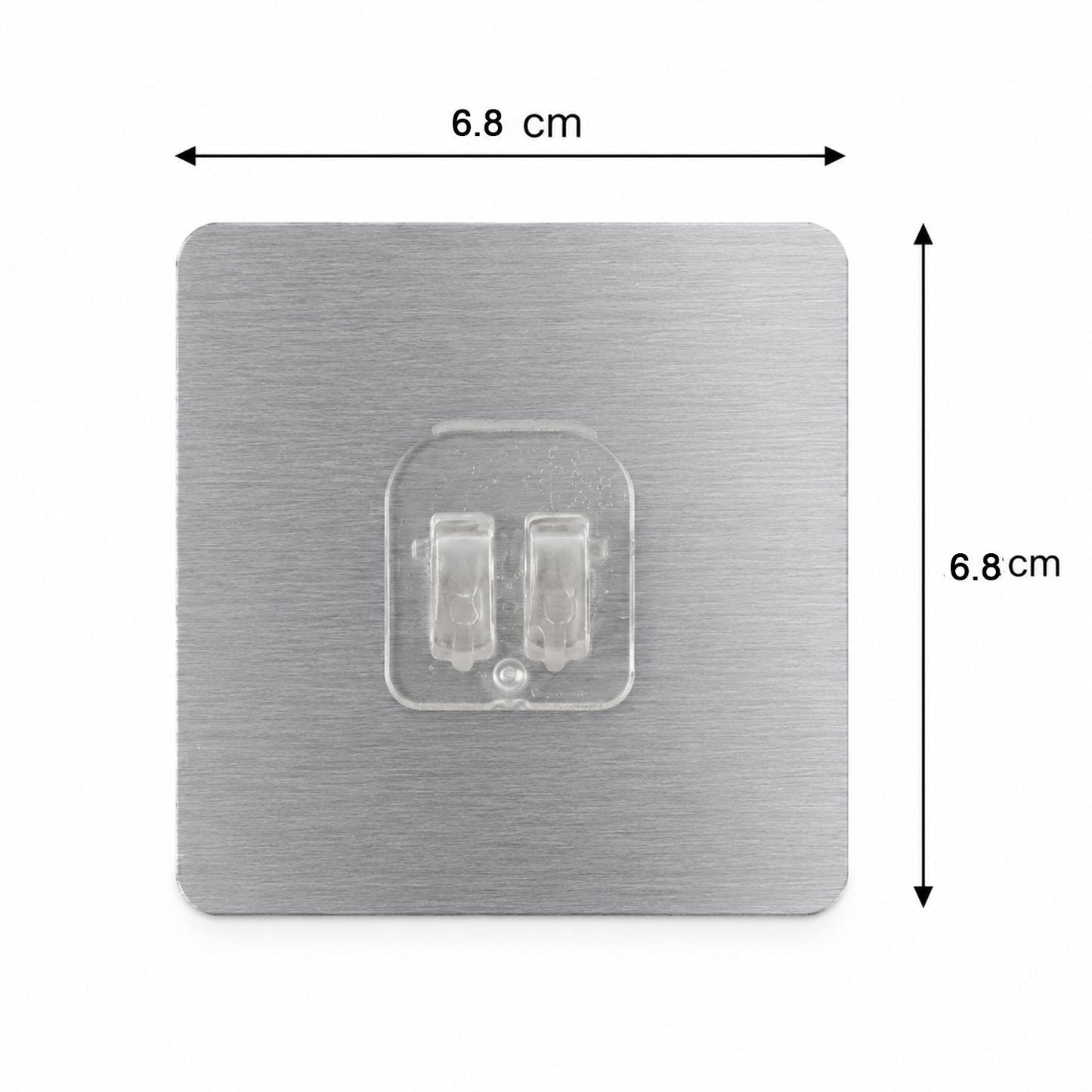 Size guide for transparent self-adhesive wall hook